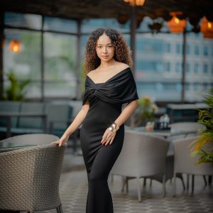Black Veil Dress